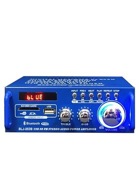 低音炮车载多功能功放 车用12V功放家E用220V收音功放机蓝牙功放