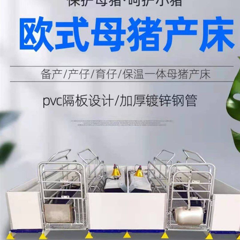 直销新品母猪产床猪产床铸铁产床分娩床小猪保育床u仔猪保育床定