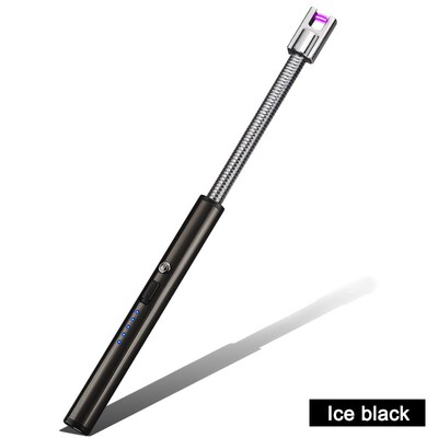 1pcs USB Electric Lighter 360 Degree Rotation Rechargeable