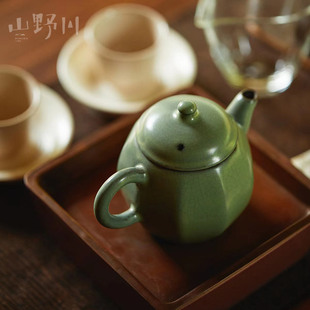 梵山堂 新品 苏打釉o小品壶禅意小茶壶茶道泡茶功夫茶具开片可养