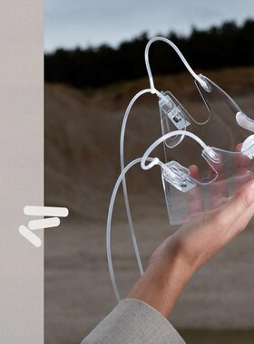 1Pcs Transparent Face Mask with Lanyard Reusable Durable Du