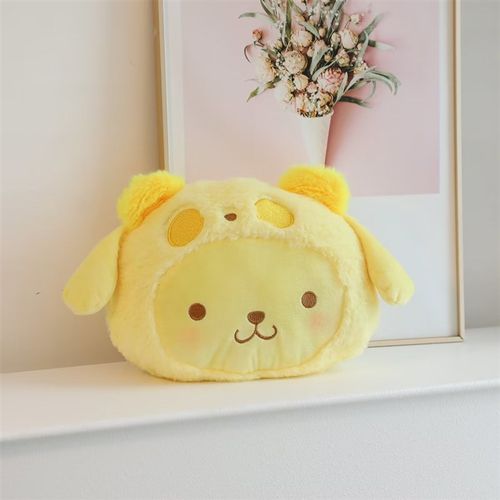 可爱卡通库洛米抱枕靠垫毛毯子二合一办公室学校午睡枕盖毯车枕