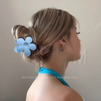 推荐Korea Flower Shape Hair Claw Clip for Women Girls Barret