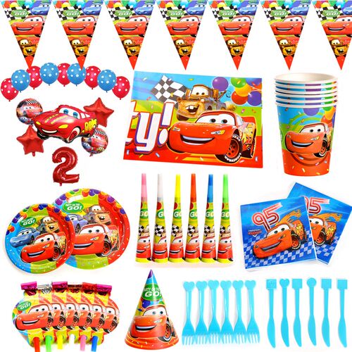 Disney Lightning McQueen Cars Birthday Party decorations pa