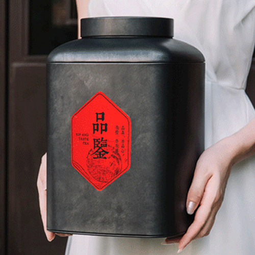 大号茶叶罐5斤铁罐金属桶铁桶普洱茶大码包装陈皮存茶罐储存罐铁