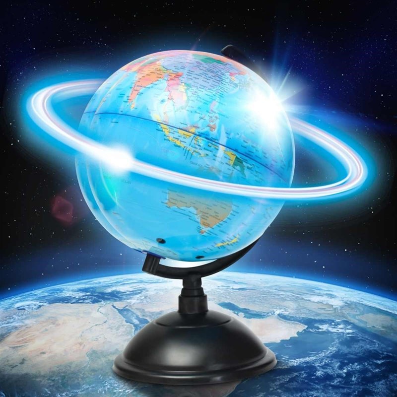 速发20cm World Map Foam Ball Atlas Globe English Ball Planet