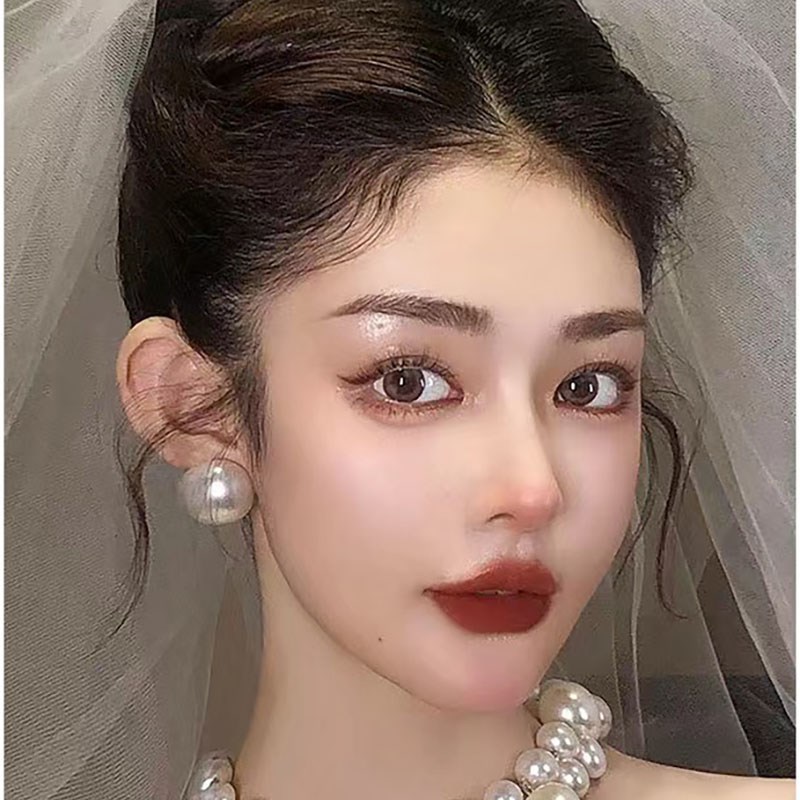 小众高货新娘新款手工大珍珠项链欧美轻奢气质高级感说个链赫本风