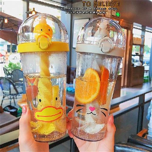 网红Cute Net Red Cartoon Animal Blending Cup Large Capacity