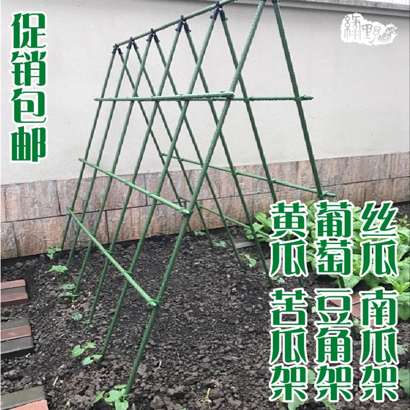 豆角苦瓜黄瓜丝瓜爬藤架杆菜园蔬果种植支撑架阳台蔬菜攀爬架花架
