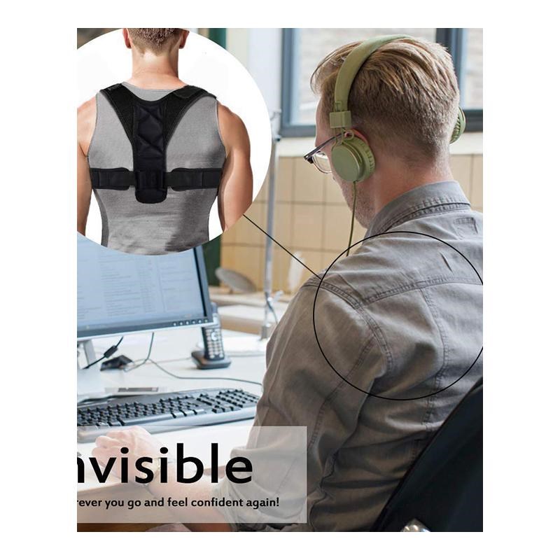 Vieruodis Brace Support Belt Adjustable Back Posture Correct