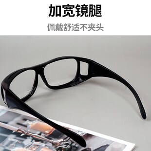 式 戴頭放大鏡老人閱讀高清維修隨身便攜帶大花擴(kuò)老眼鏡型看書(shū)專用