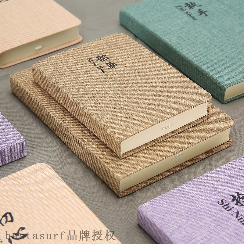 速发Korean stationery simple solid color cloth manual accoun
