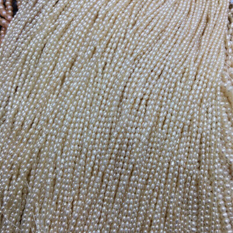 天然淡水珍珠散珠米珠珍珠diy手工制作饰品配件穿珠秋冬毛衣链