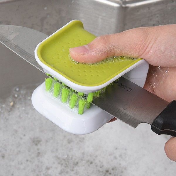 网红Wrap Around Cleaning Brush U-shaped Washing Knife Creati