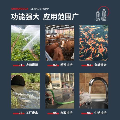 304316全不锈钢排污泵耐腐蚀耐酸碱潜水污水泵耐高温无堵塞潜污泵