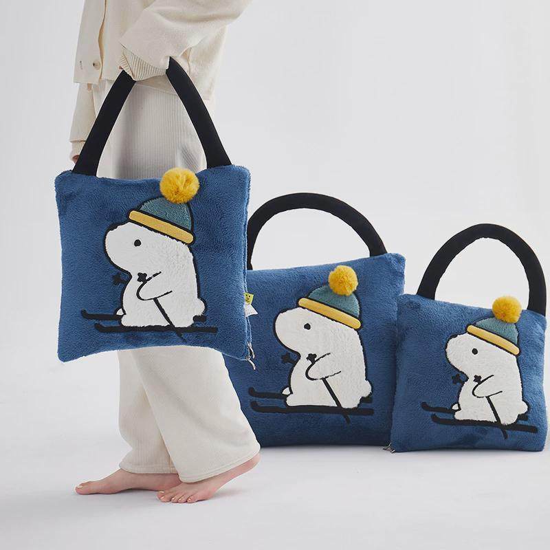 手提式两用靠垫加厚长毛绒车载抱枕被办公出游露营懒人可折叠新品,居家布艺,抱枕被,淘宝优惠券,粉丝福利购,淘宝优惠卷