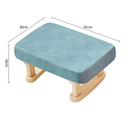 日式家用客厅蒲团小凳子s日式实木沙发凳茶几布凳可拆洗飘窗换鞋