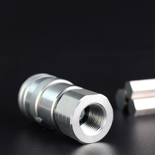 挖机配件油管快速接头 高压快换 挖机炮头油管平面式液压快接