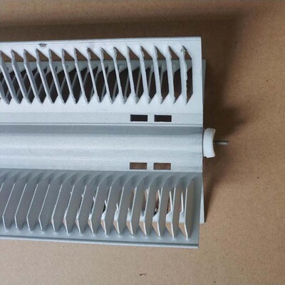 625mm230V2KW92款翼型铝翅片管暖风机取暖器踢脚线RX型一体发热体