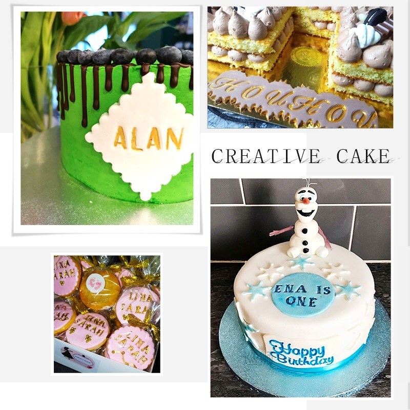 Cake Decorating Tools Pastry Biscuits Cutters Letter Custom