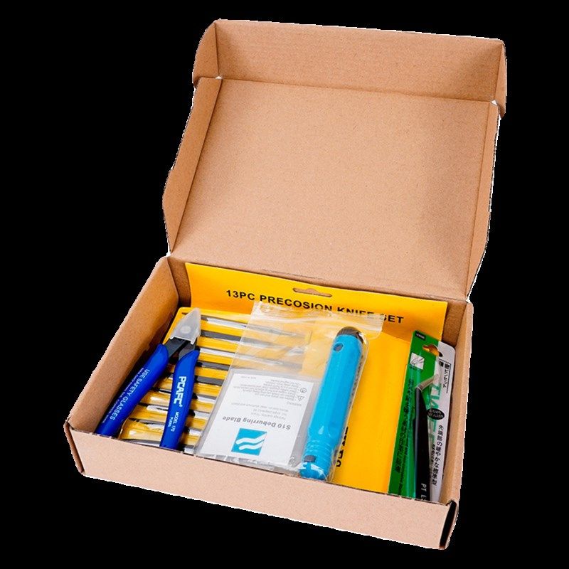 3D印表机配件模型清理工具雕刻刀锉刀修边刀钳子套件打磨修边套装