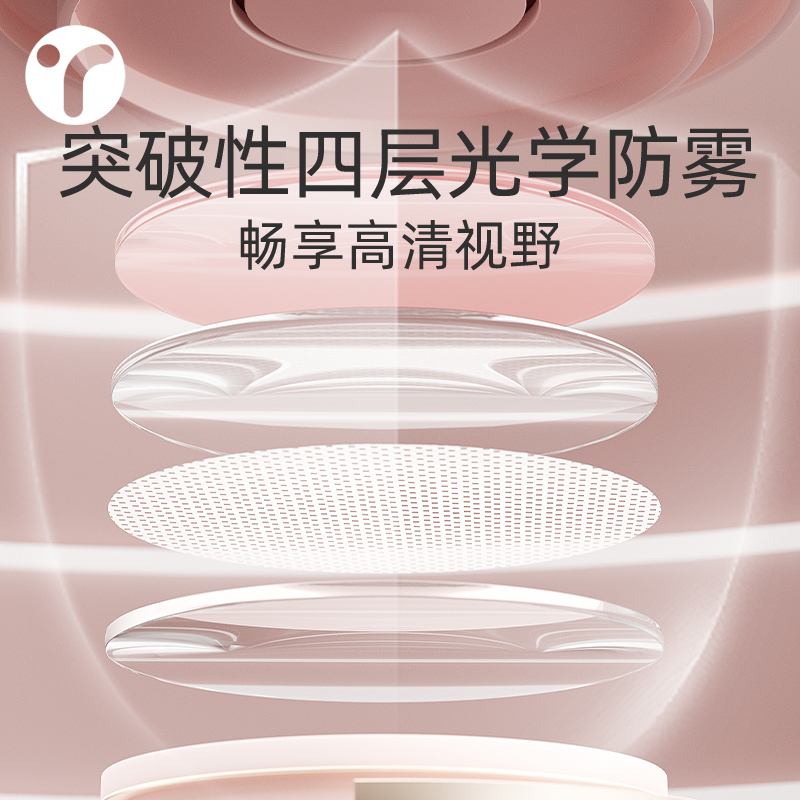 泳镜高清防雾防水游泳眼镜女w款泳帽套装儿童近视大框护目漂流成