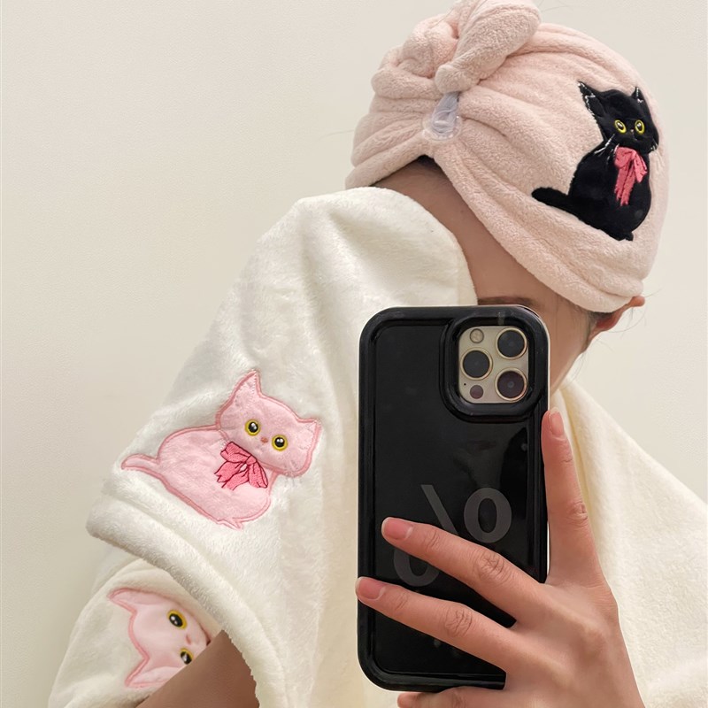现货浴巾家用女生洗澡可裹可爱情侣D大号不掉毛毛巾速干吸水加厚