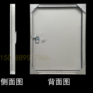 不锈钢楼顶屋面上人孔门盖 防雨水检修口门 墙壁开关插座防雨盖板
