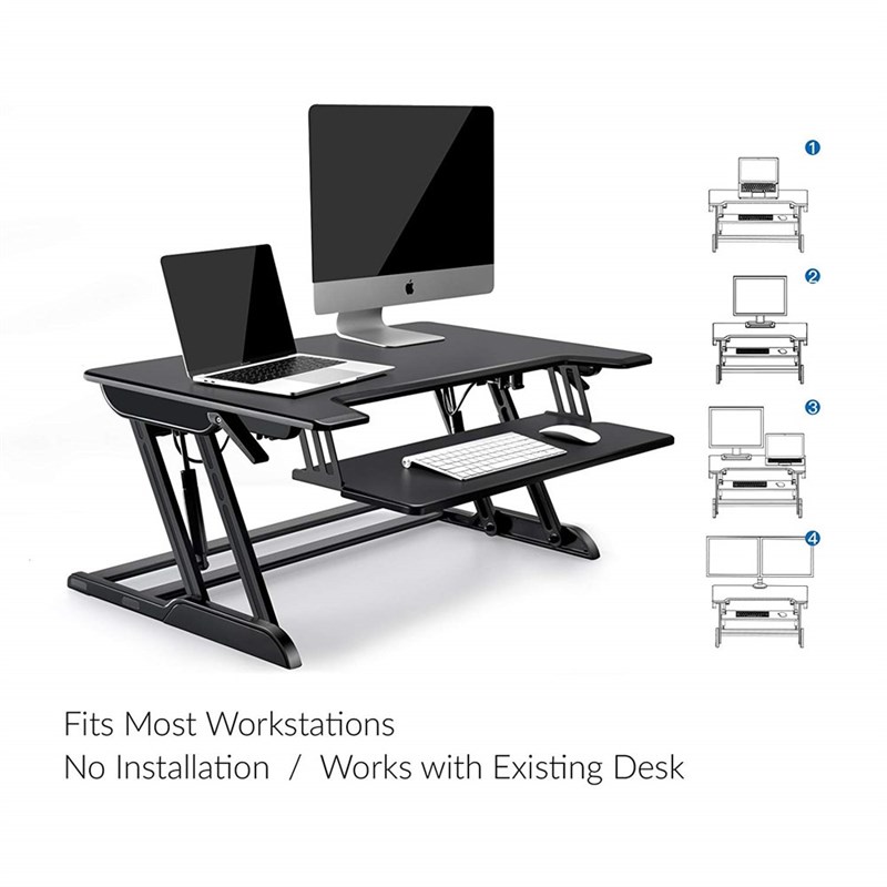 新品推荐Aluminum Frame Height Adjustable Sit-Standing Desk C