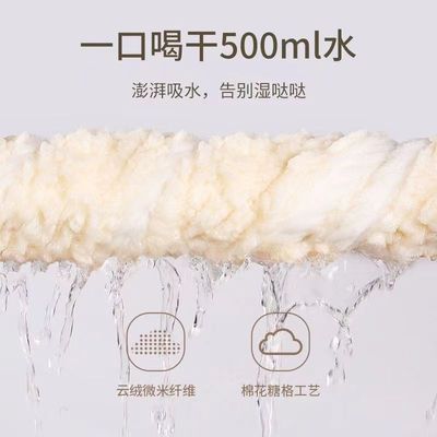 新款云朵格干发帽 柔软吸水浴J帽干发巾女生日用干发