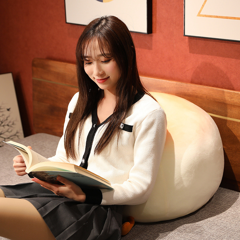 可爱小馒头抱枕女生睡觉床上靠枕玩偶超软毛绒玩具玩偶公仔布娃娃