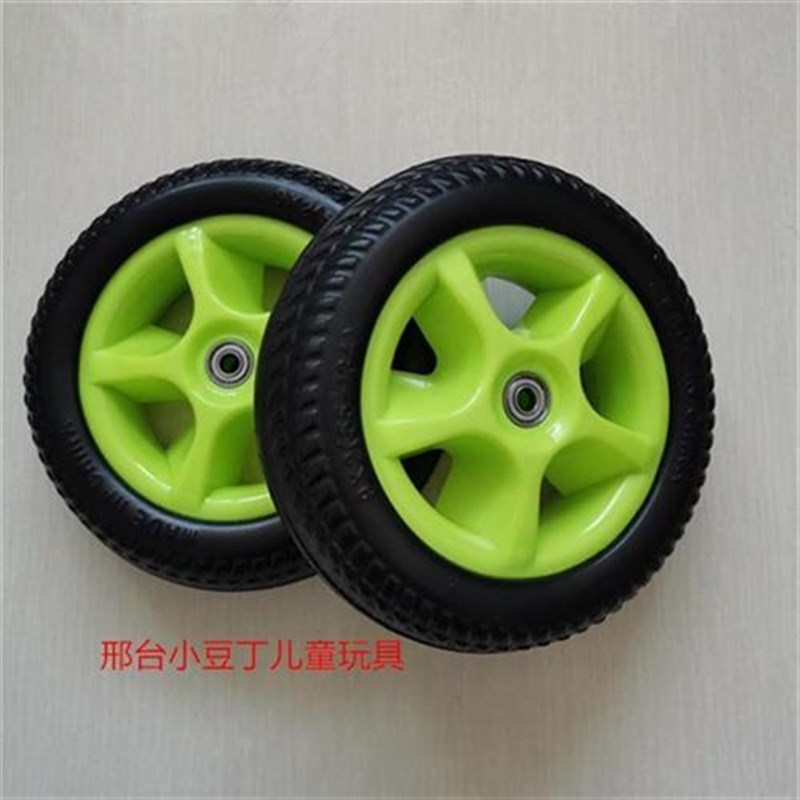 儿童三轮车配件发炮胎童车玩具车车轮多功能推车车轮通用发泡轮