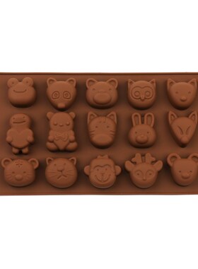 Candy Mold Animal-Chocolate-Molds Baking-Tools Silicone 3d-S