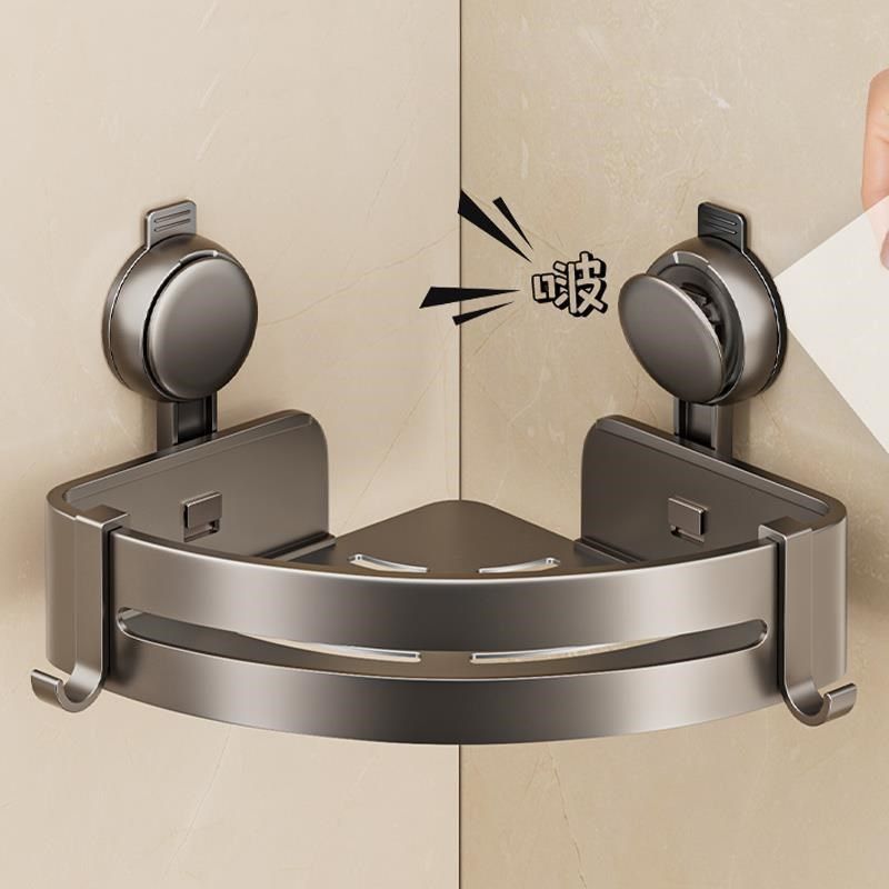 卫生间吸盘置物架浴室免打孔壁挂洗手台洗漱台厕所三角篮收纳架子,家装主材,卫浴置物架,淘宝优惠券,粉丝福利购,淘宝优惠卷