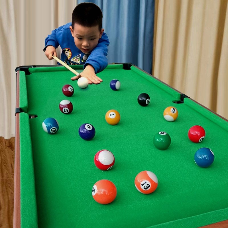 台球桌子家用儿童大号桌球迷你益智小台球男孩小孩亲子玩具6-10岁