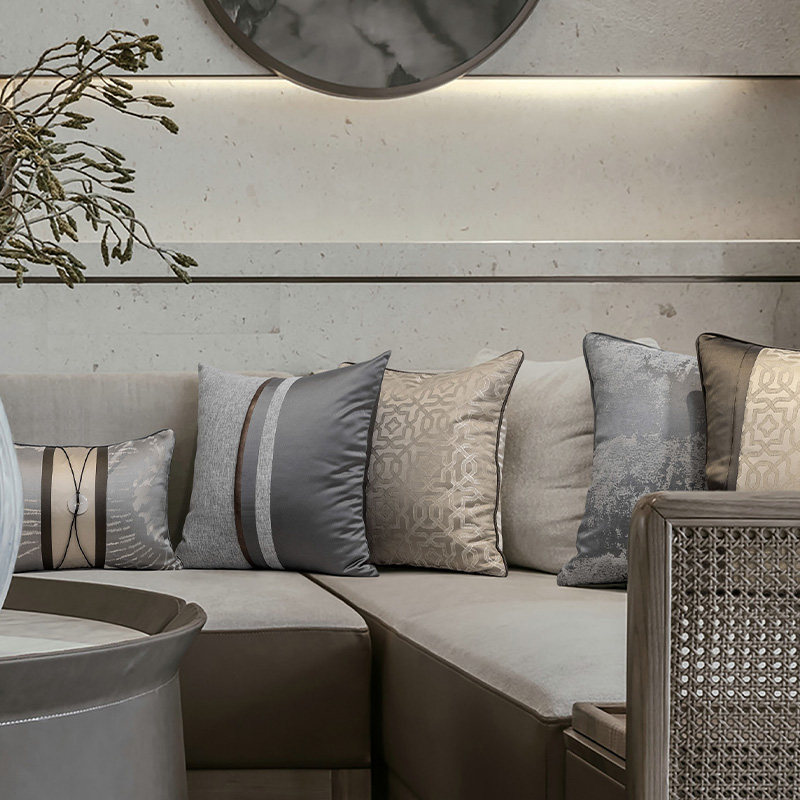 【满缘】新中式抱枕靠垫中国风客厅腰枕卧室床头布艺靠背沙发靠枕,居家布艺,靠垫/抱枕,淘宝优惠券,粉丝福利购,淘宝优惠卷