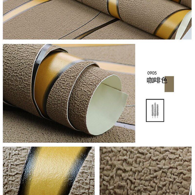 5d水波纹灰色鹿皮绒壁纸现代简约客厅卧室凹凸家用电视背景墙墙纸