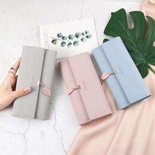 钱包女设计感女款中长款小众高级感可爱日系少女心202X1年新款长