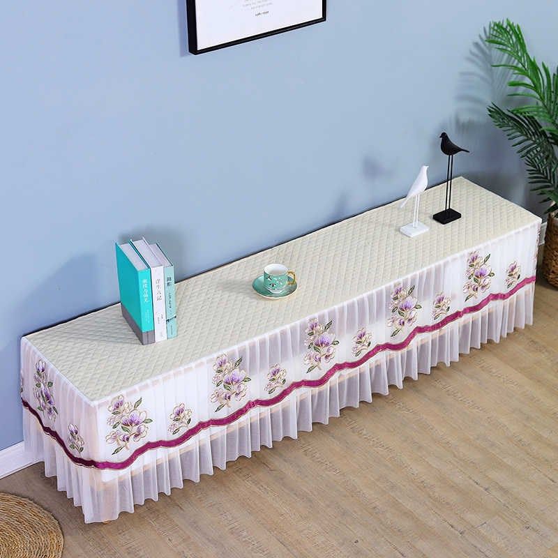 液晶电视机防尘罩蕾丝55寸65寸70寸75简约现代挂式曲面台式盖布巾