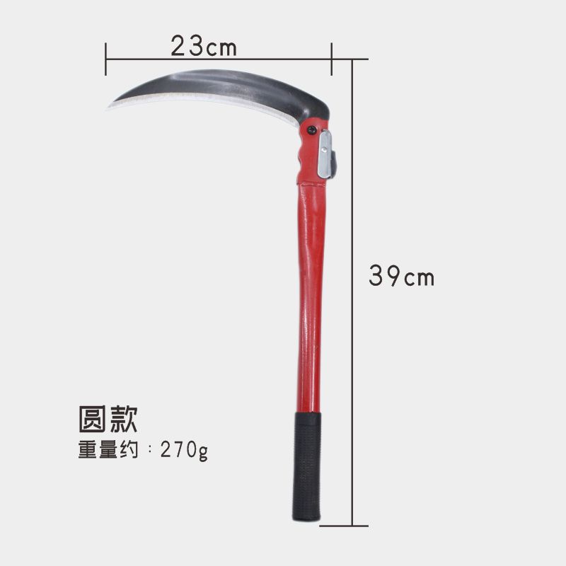 速发新款农用割草刀进口锰钢除草工具田里农具收割玉米砍柴长柄大