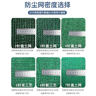盖土网防尘网建筑工地绿网覆盖绿化网盖沙盖煤裸土覆盖环保网