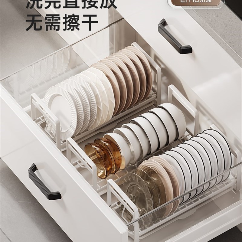 新品kitchen bowl tray storage rack household multifunctional