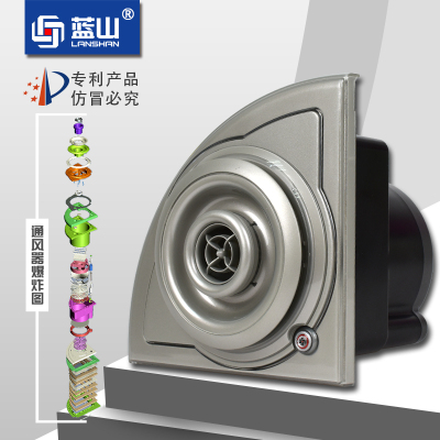 新风窗式通风器无管道家用负压式新风系统自然通风电动进排风