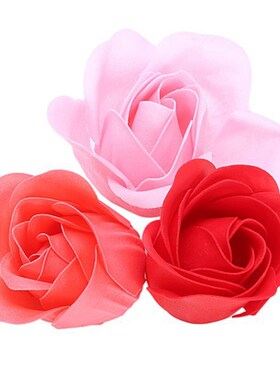 81Pcs Color Mixing Rose Bath Body Flower Floral Soap Scented