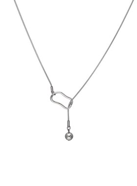 高级感蝴蝶吊坠珍珠项链女小w众设计感轻奢锁骨链温柔气质配饰