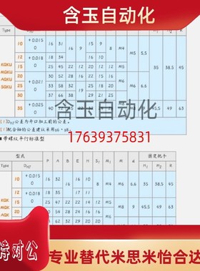 带夹紧把手 支柱夹KQKU MQKU AQKU KQK MQK AQK8/10/12/16/20