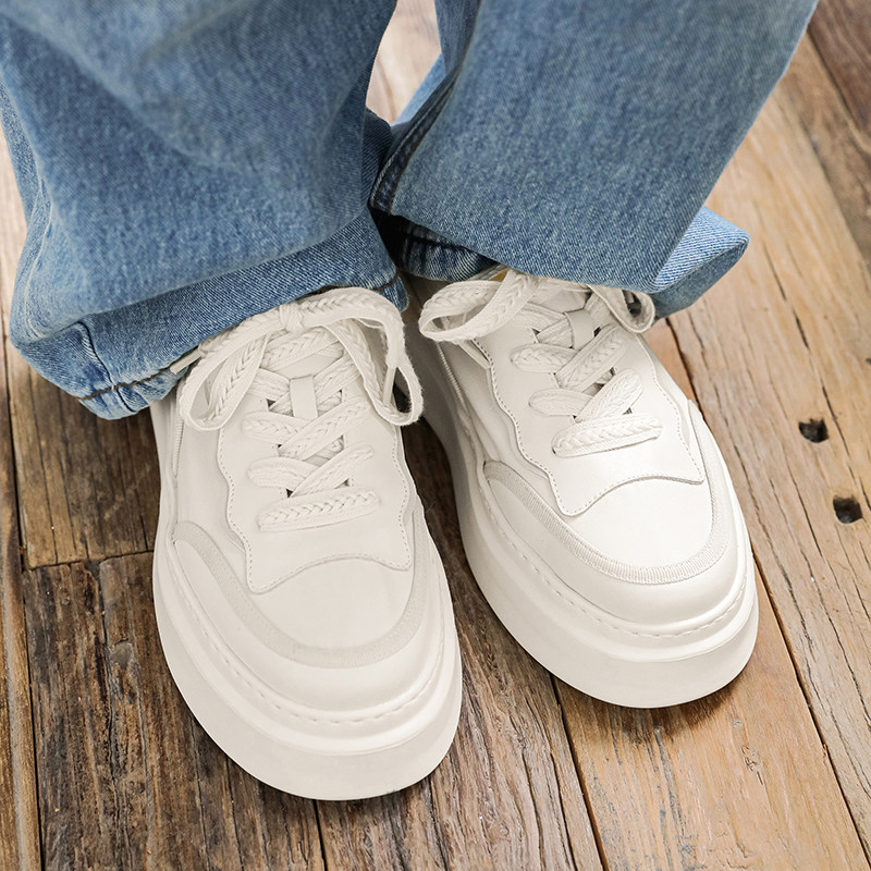 男士夏季鞋子透气板鞋2023新款布鞋男款潮流休闲鞋轻便厚底小白鞋,流行男鞋,休闲板鞋,淘宝优惠券,粉丝福利购,淘宝优惠卷