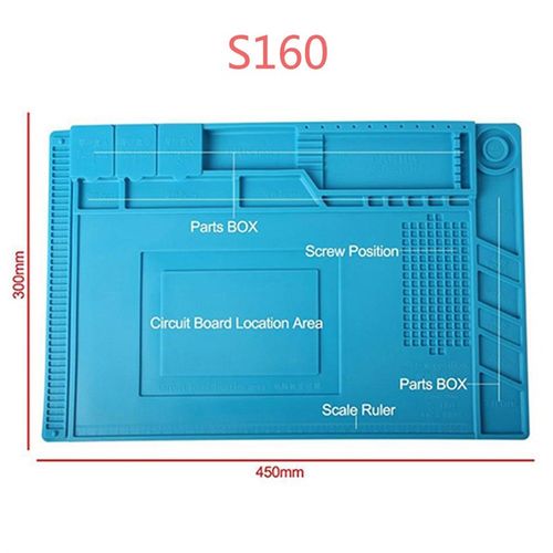 Silicone Pad Desk Platform 45x30cm for Soldering Station Iro