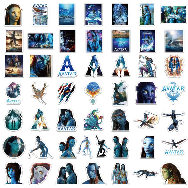 极速50pcs Latest Movie Avatar 2 Graffiti Sticker Luggage DIY