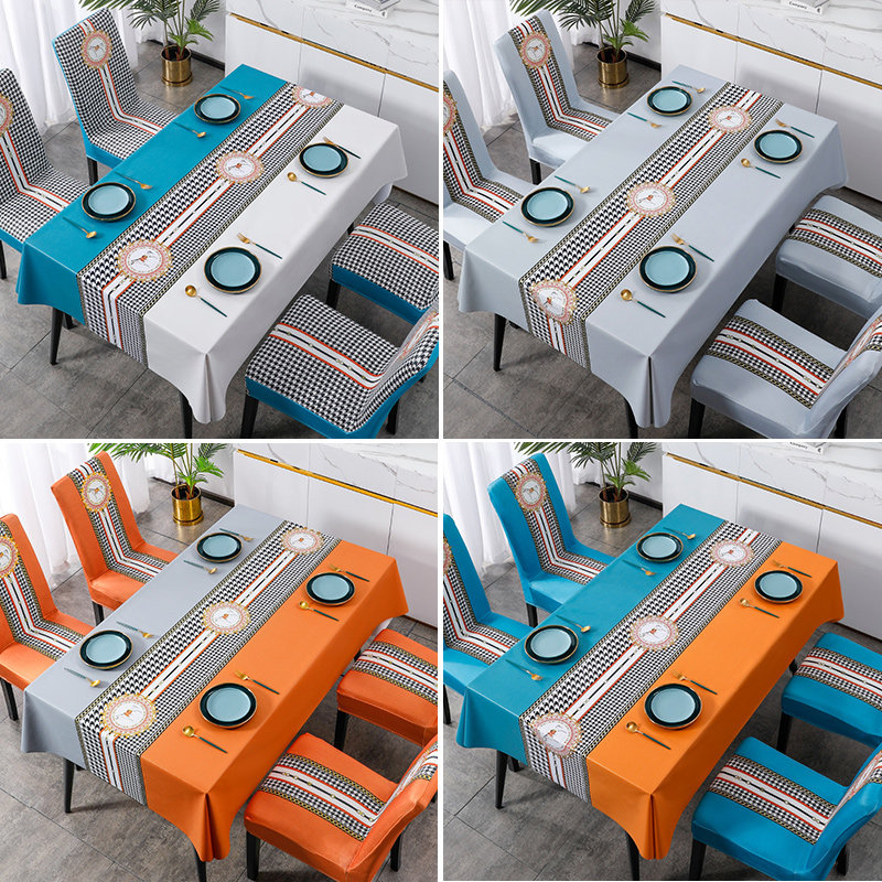 餐桌椅子套罩椅垫套装坐垫子靠背一体家用台布高级感凳子酒店桌布,居家布艺,桌布,淘宝优惠券,粉丝福利购,淘宝优惠卷